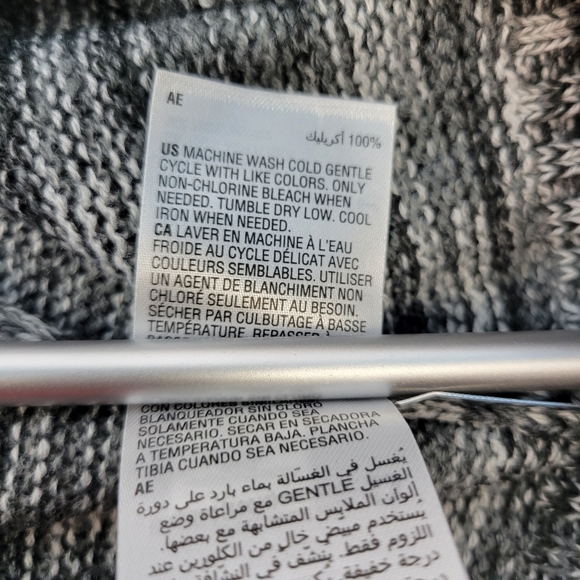 And Now This Mens Sweater XL Pullover Marled Gray Crewneck - Picture 7 of 10